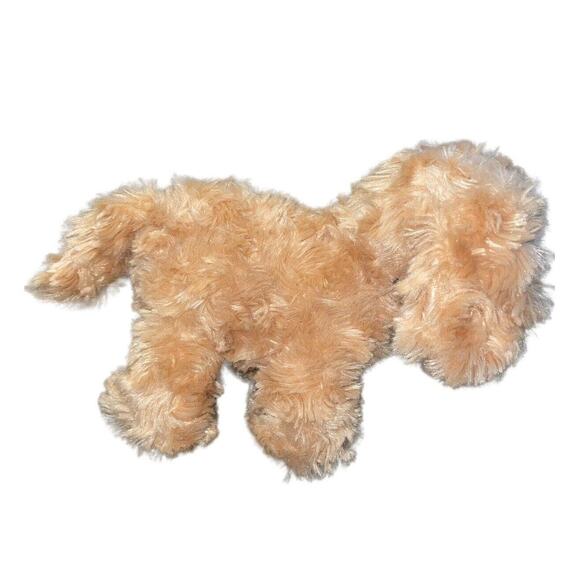 Manhattan Toy Company Plush Puppy Dog Labradoodle Lab Terrier Nursery Tan 10" - Picture 8 of 12